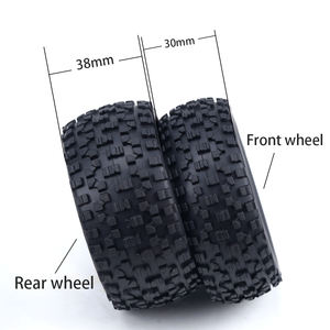 Pièces de voiture RC <span class=keywords><strong>Tamiya</strong></span> Arrma Traxxa de haute qualité en gros <span class=keywords><strong>1</strong></span>/<span class=keywords><strong>10</strong></span>, pneus en caoutchouc plastique avant et arrière - Product Image 6