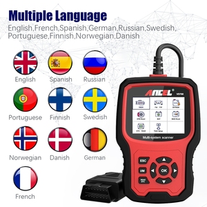 ANCEL VD700 <span class=keywords><strong>Scanner</strong></span> de diagnostic automobile complet <span class=keywords><strong>OBD2</strong></span> pour VAG ABS EPB DPF SRS TPMS Réinitialisation de l'huile <span class=keywords><strong>Scanner</strong></span> de diagnostic automobile - Product Image 5