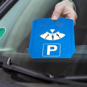 Disco de estacionamiento de plástico para accesorios exteriores de coche de gran venta con indicador de banda de rodadura de neumáticos y raspador de hielo para áreas de estacionamiento limitadas - Product Image 6