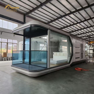 Nhà hiện đại 8.5 mét với phòng tắm nhà táo đúc sẵn nhà di động prefab kính sang trọng nhà hiện đại - Product Image 5