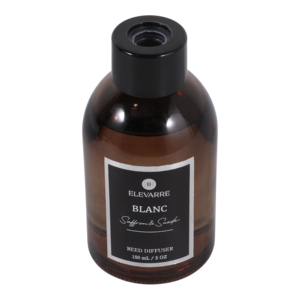 ELEVARRE Diffusore a Bastoncini Blanc 150ml Fragranza Zafferano e Camoscio per Arredamento Casa - Product Image 3