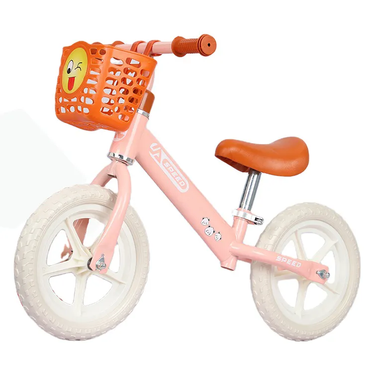دراجة توازن للأطفال دراجات لطيفة للأطفال بعمر 2-4 سنوات دراجة لتدريب الطفل من الوقوف إلى الركض بمقعد قابل للتعديل
