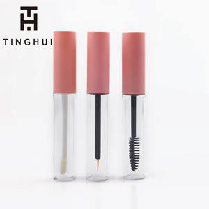 ขวดเซรั่มขนตาพลาสติกขนาด 10 มล. แบบสั่งทำพิเศษ พร้อมหลอดมาสคาร่าคู่แบบเปล่า ฝาเกลียวสีทอง/สีเงิน พิมพ์ลายสกรีน - Product Image 3