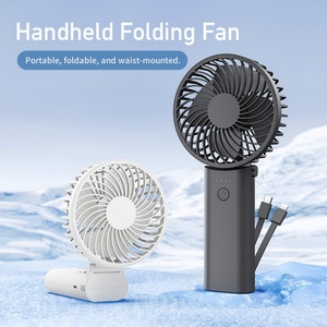 Ventilador de Mano Recargable Plegable de 4000 mAh, Mini Ventilador Eléctrico Portátil con Banco de Energía para Regalo Corporativo - Product Image 2
