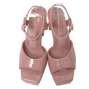 Sandales à talons beige tendance - Product Image 2