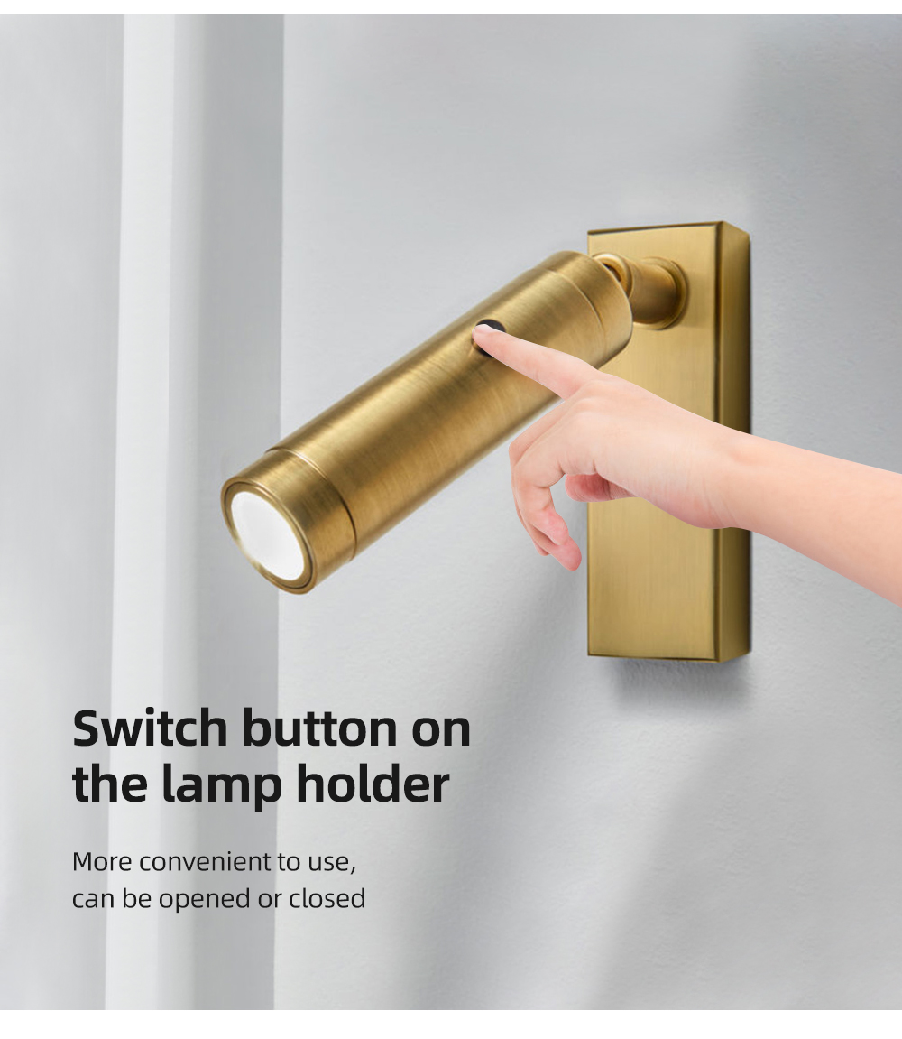 2021 New Concepts 3w Surface Mounted Led Ceiling Reading Light