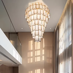 Chinese Design Cage Lantern Hanging <b>Light</b> Custom <b>Large</b> Luxury Hotel Project <b>Large</b> Chandelier - Product Image 2