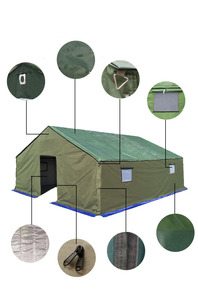 Tienda <span class=keywords><strong>de</strong></span> campaña para actividades <span class=keywords><strong>de</strong></span> ingeniería al aire libre, refugio <span class=keywords><strong>de</strong></span> emergencia <span class=keywords><strong>de</strong></span> lona impermeable gruesa para el invierno - Product Image 6