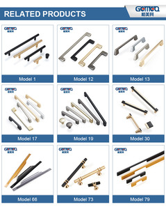 Light Luxury Gold Furniture Kitchen <strong>Cabinet</strong> Drawer <strong>Handles</strong> Wardrobe Pure <strong>Copper</strong> Golden <strong>Handle</strong> Brass <strong>Cabinet</strong> Door <strong>Handle</strong> - Product Image 5