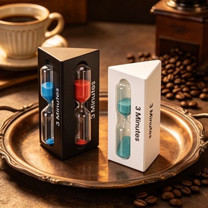Doppel-Sanduhr mit Holzrahmen, Mehrfach-Zeitmesser 3Min 5Min 7Min, Sanduhr für Küche, Kochen, Klassenzimmer, Unterricht, Geschenk - Product Image 6
