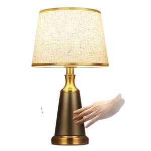 American Style Sensor Remote Control Table <b>Lamp</b> Light Luxury Chinese Retro Design Nordic Simple Elegant <b>Bedroom</b> Side <b>Lamp</b> <b>for</b> - Product Image 5