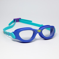 Lunettes de natation en silicone anti-buée, anti-choc et anti-UV Eyeline Professional pour les élèves du primaire de 3 à 12 ans, taille grande