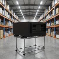 Déshumidificateur intelligent 240L à montage au plafond, sécheur d'air commercial à conduits pour sous-sol, entrepôt et stockage
