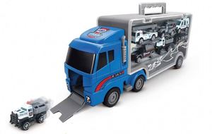 <b>Toddler</b> in 1 Large Transport <b>Carrier</b> Set Truck With 6 Mini Car Toy Cars Ideal Gift Toys for Kids - Product Image 2