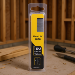 Clavos Stanley E/J de 12 mm, paquete de 1000, galvanizados en zinc, para estructuras de madera - Product Image 3