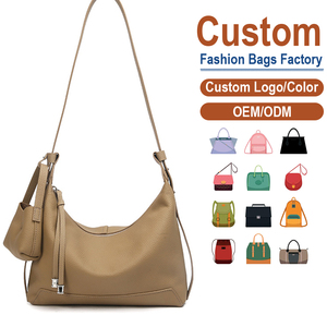 Full-Grain Leather Hobo <b>Bag</b>, Large-Capacity Shoulder Tote, Soft Cowhide <b>Work</b> & Daily Crossbody - Product Image 1