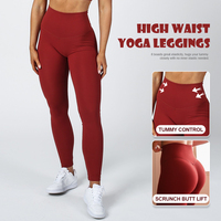 Legging de yoga taille haute personnalisé à séchage rapide pour femme, effet ventre plat et rehaussement des fesses