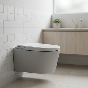 Toilette intelligente murale personnalisée sans limite de pression <span class=keywords><strong>d</strong></span>'<span class=keywords><strong>eau</strong></span> Bouclier en mousse multifonctionnel mural Commande vocale - Product Image 1