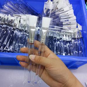 แปรงพอกหน้าด้ามใสขนแปรงนิ่มสีขาว,อุปกรณ์ใช้สำหรับบำบัดผิวหน้าอุปกรณ์ใช้กำจัดโคลน - Product Image 6