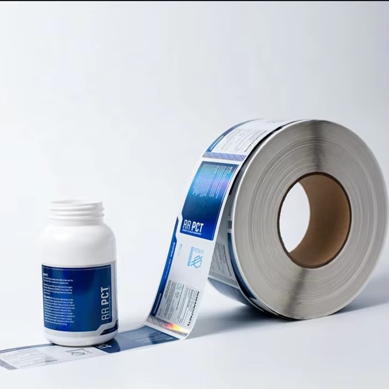Customized PP Adhesive Round Sticker Water-Proof for Industrial Use for Medicine Applications