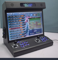 Console de jeu d'arcade personnalisable haute performance en métal de 22 pouces, 23000 jeux, prend en charge les jeux à 4 joueurs pour usage commercial et domestique