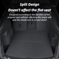 En gros Oxford Tissu TPE Dossier Intégré Tapis De Coffre De Voiture Tapis Tout Inclus Pour Tesla Modèle Y Accessoires De Protection
