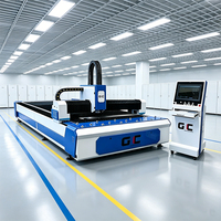 Machine de découpe laser à fibre à table unique à faible consommation pour ateliers économiques