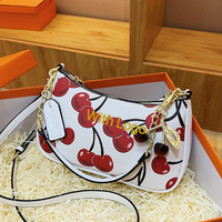 Nouveau Sac à Main Designer Tendance pour Femme, Motif Bonbon, Étanche, Fermeture Éclair, Portable, Bandoulière Unique, Sac à Main Sous le Bras en PVC