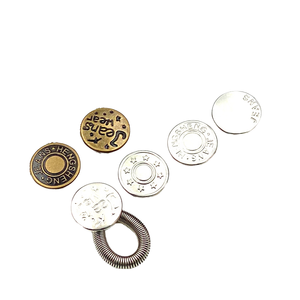 Botones Metálicos Ecológicos <span class=keywords><strong>de</strong></span> Aleación <span class=keywords><strong>de</strong></span> Zinc con Pedrería para Jeans Unisex, Extensor <span class=keywords><strong>de</strong></span> Cintura Mágico <span class=keywords><strong>y</strong></span> Broches para Pantalones - Product Image 1