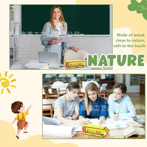 Lindo Portalápices de Dibujos Animados, Caja de Almacenamiento Multifuncional, Material Escolar, Portalápices de Madera, Regreso a Clases - Product Image 4