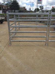 6 <strong>Rail</strong> 1800 X 2100 Fully <strong>Galvanised</strong> Horse Panel Cattle Panel - Product Image 2