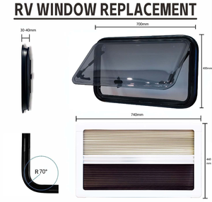 Ventana Abatible <span class=keywords><strong>para</strong></span> Autocaravana, Ventana Acrílica Abatible hacia Afuera, Marco Interior Plegable, Tamaño Opcional, Accesorios <span class=keywords><strong>para</strong></span> Autocaravanas, <span class=keywords><strong>Ventanas</strong></span> <span class=keywords><strong>para</strong></span> Campers - Product Image 1