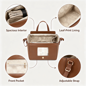 Borsa da viaggio portatile <span class=keywords><strong>impermeabile</strong></span> personalizzata per bambini borsa per pannolini - Product Image 2