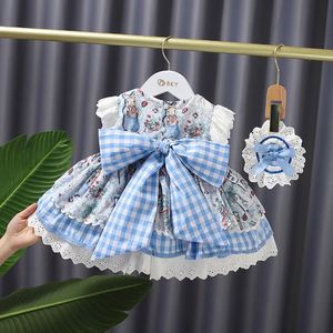 Ropa de Verano Vintage para Niños, Vestidos Españoles para Bebés, Vestidos con Lazo al por Mayor, Ropa para Niños 17AE2120674 - Product Image 2