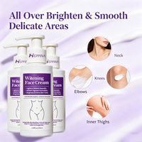Crème éclaircissante blanchissante en gros pour le visage à la vitamine C, pour tous types de peau, éliminateur de taches brunes, atténue les décolorations et unifie le teint