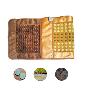 Almohadilla de calefacción de Jade de terapia con <span class=keywords><strong>silla</strong></span> de masaje con temporizador ajustable y alfombrilla masajeador corporal alfombrilla de piedra de calor terapéutico - Product Image 2