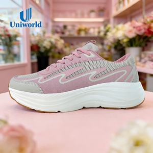 Uniworld Vietnam OEM - Zapatillas Deportivas <span class=keywords><strong>de</strong></span> Malla para <span class=keywords><strong>Mujer</strong></span>, Calzado Atlético Ligero y Moderno para Fitness Urbano, Trotar y Estilo Urbano - Product Image 1