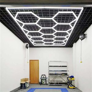 <span class=keywords><strong>Prix</strong></span> d'usine de l'automobile LED de garage 14 lumières hexagonales Lampe de barbier pour lumière décorative de garage - Product Image 3