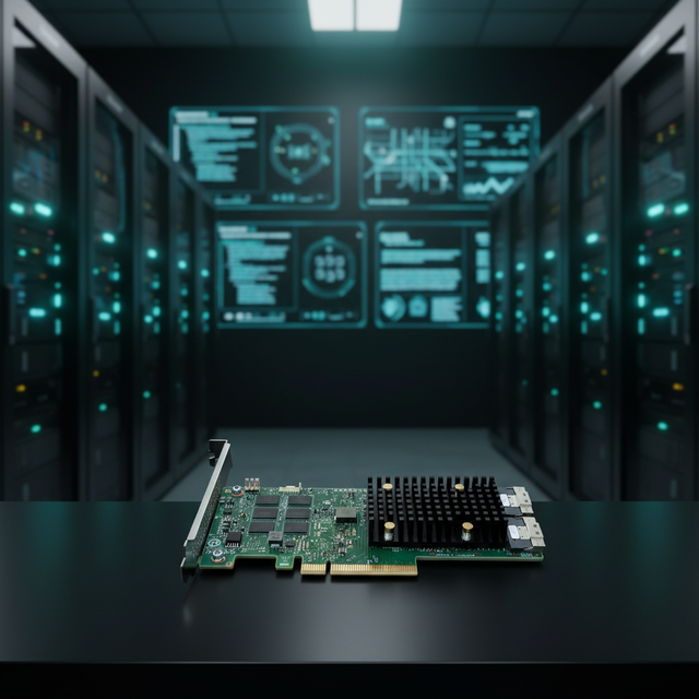 MegaRAID 9560-16i 12Gb/s SAS Tri-Mode RAID-on-Chip PCIe Gen 4.0 RAID Adapter