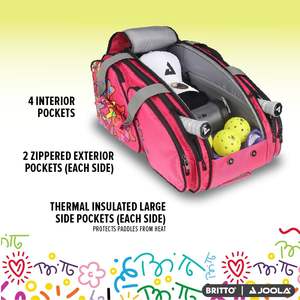 Mochila Plegable con Cierre de Cremallera, Opciones de Colores, para Raquetas de Tenis, Bádminton y Pickleball, Bolsas de Viaje Deportivas, Muestra Gratis - Product Image 6