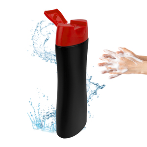 500 мл пользовательский лосьон для тела HDPE пластиковая косметическая мягкая на ощупь шампунь для ухода за волосами пластиковая бутылка - Product Image 1