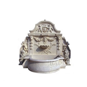 Usine populaire fournie Europe Style extérieur Antique marbre pierre tête <span class=keywords><strong>de</strong></span> Lion <span class=keywords><strong>fontaine</strong></span> <span class=keywords><strong>murale</strong></span> pour la décoration extérieure - Product Image 4