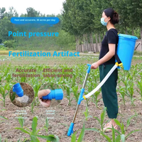 Applicateur d'engrais portable, machine à épandre l'engrais, technologie manuelle, épandeur efficace, distributeur d'engrais granulaire