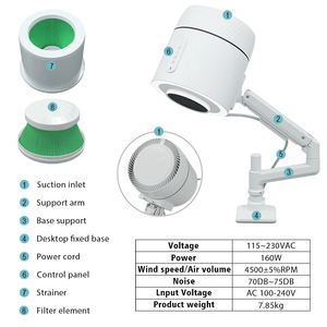 Aspirador de Polvo para Uñas Económico, Mejor que Blanc Pro Cyclone, Succión Superior, Campana para Pedicura, Extractor para <span class=keywords><strong>Mesa</strong></span> de Manicura para Salón - Product Image 3