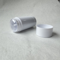 Tube de gel vide en plastique en gros, noir, blanc, transparent, 15g, 30g, 50g, 75g, avec fond rotatif, portable, sérigraphié