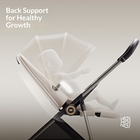 Poussette pliable KK Little Crab pour bébés, cadre en alliage d'aluminium, pour nouveau-nés de 0 à 3 ans, design haute vue, capacité de charge de 15 kg