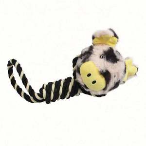 New Arrival <b>Pig</b> Shape Dog Chew <b>Toy</b> Pet Molar Durable Knot Rope Dog <b>Toy</b> - Product Image 2