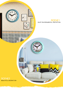 <span class=keywords><strong>Orologio</strong></span> <span class=keywords><strong>da</strong></span> <span class=keywords><strong>Parete</strong></span> Azzurro, Design Moderno Retrò, Movimento al Quarzo Silenzioso, Grande <span class=keywords><strong>Orologio</strong></span> Rotondo <span class=keywords><strong>da</strong></span> Appendere per Soggiorno, Camera <span class=keywords><strong>da</strong></span> Letto, Arredamento Casa - Product Image 6