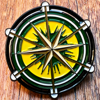 Fabricants d'insignes Conception libre Logo personnalisé Broche de vêtements en métal plaqué or Épingles à chapeau Épingles de revers en émail dur