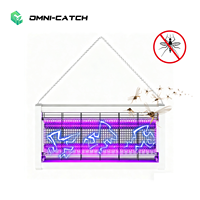 OMNI CATCH Meilleure qualité 395Nm Lampe anti-insectes LED violet-rouge pour utilisation en intérieur